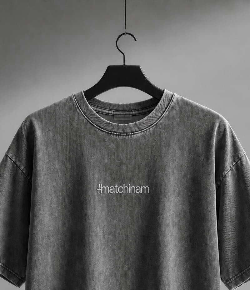 Pilki blukinti marškinėliai, unisex
