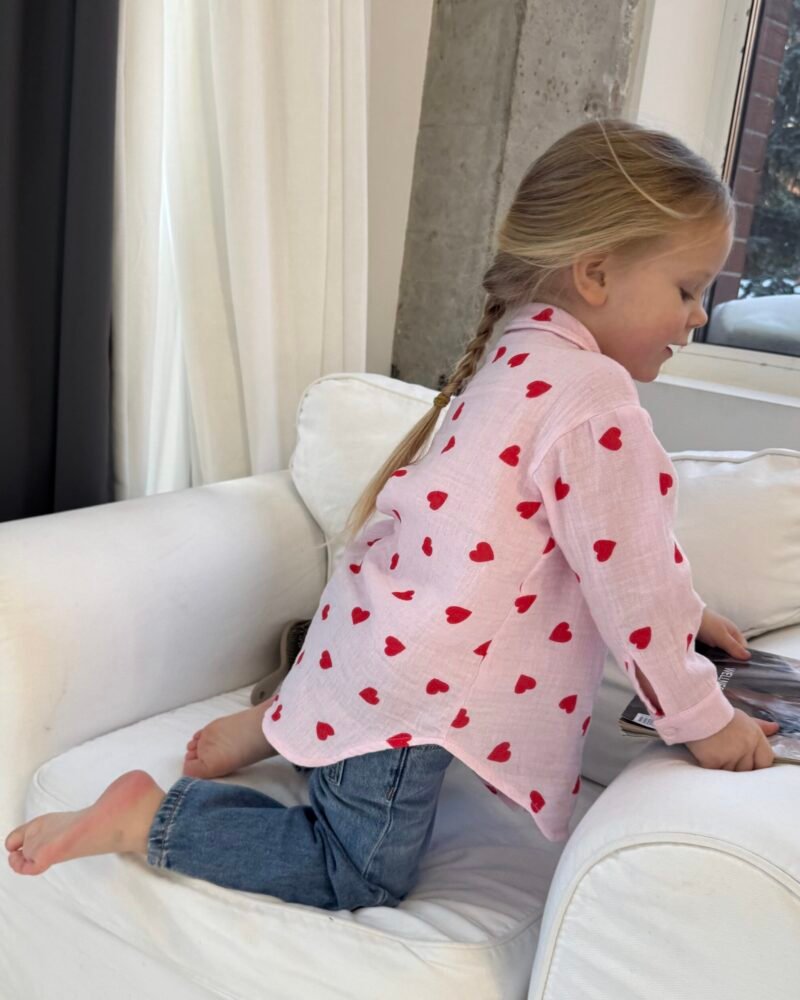 Mergaičių marškiniai-pižama