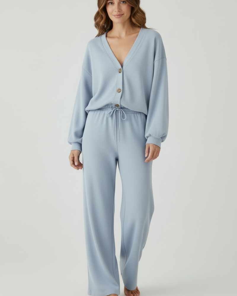 Megzas laisvalaikio kostiumėlis Cosy elegant, žydras